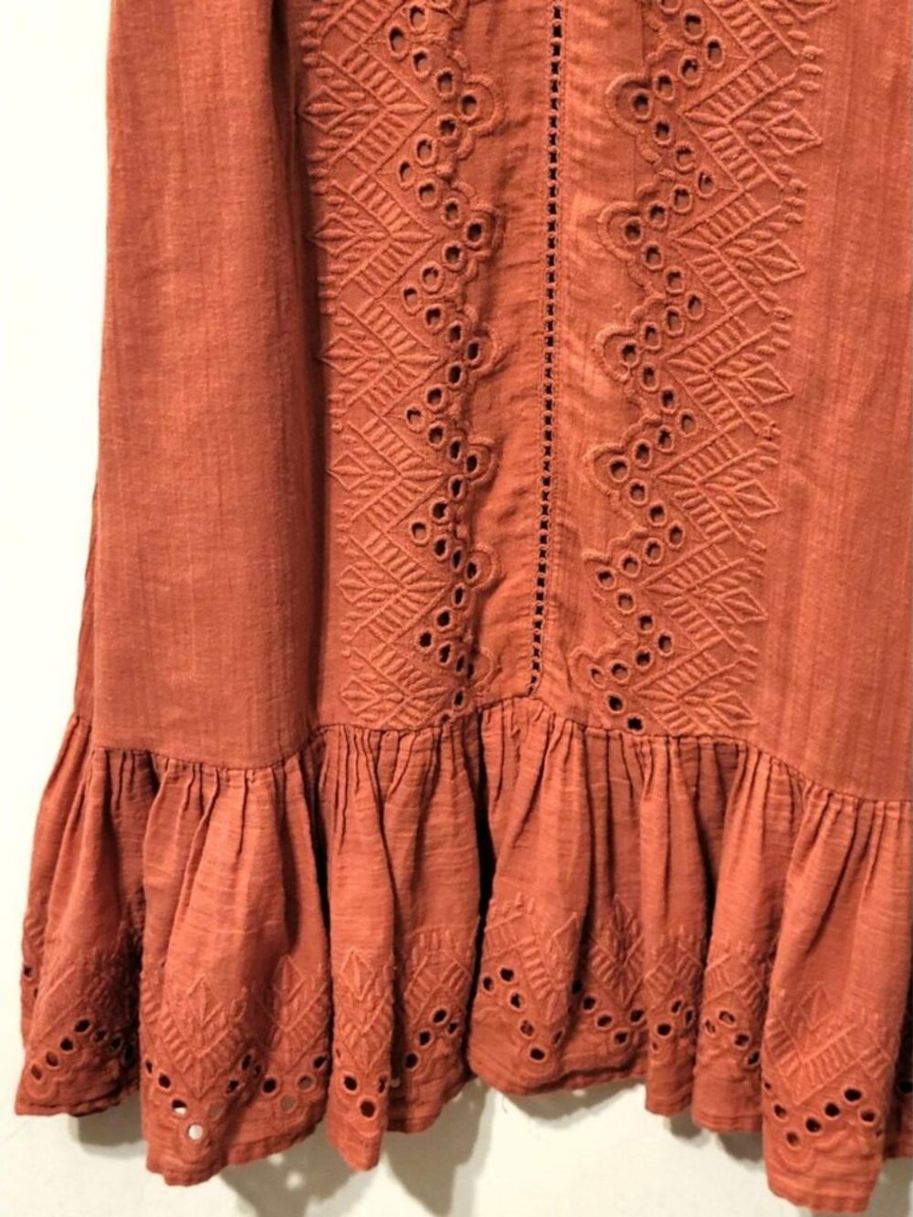 Coral Pink Cotton Dress